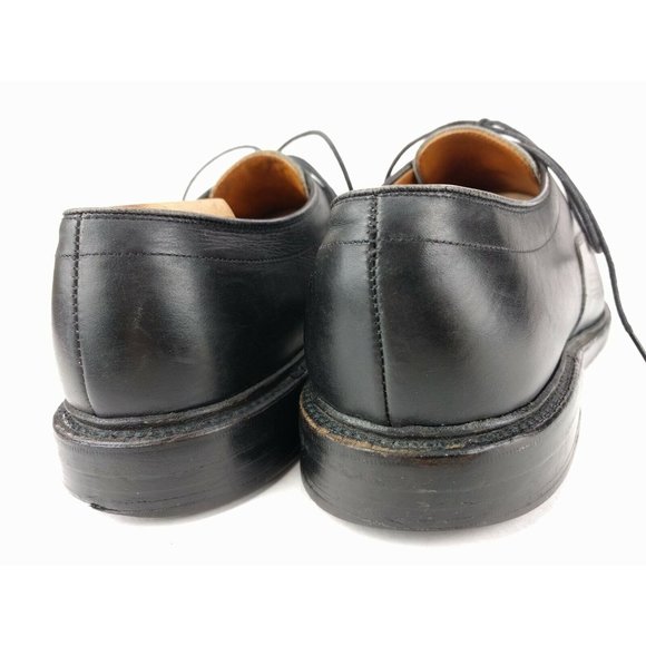 Mens ALLEN EDMONDS Oxford HILLCREST BLACK Leather Shoes Size 10 D Made In USA main image 6
